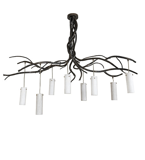 70" Long Winter Solstice Cilindro 8 Light Chandelier