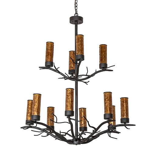 42" Wide Winter Solstice 12 Light Chandelier