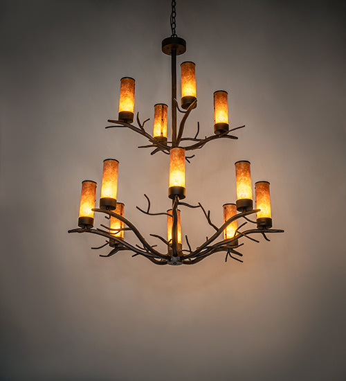 42" Wide Winter Solstice 12 Light Chandelier