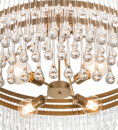 35"W Corsica Chandelier by Meyda Lighting