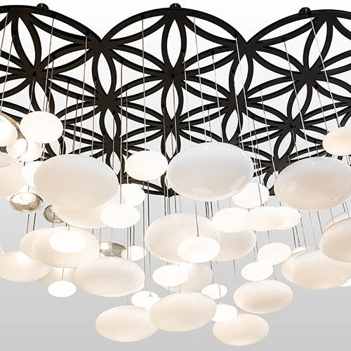 120" Long Nuageux Cascading Chandelier