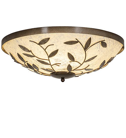 24" Wide Branches Flushmount