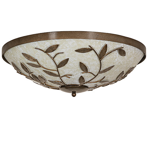 24" Wide Branches Flushmount
