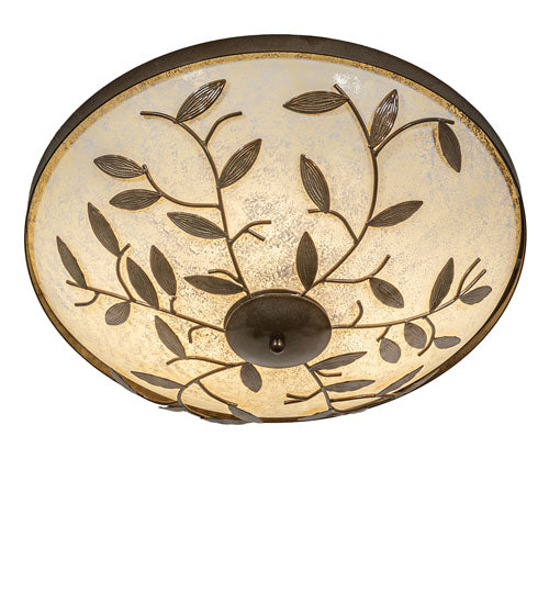 24" Wide Branches Flushmount