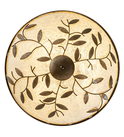 24" Wide Branches Flushmount