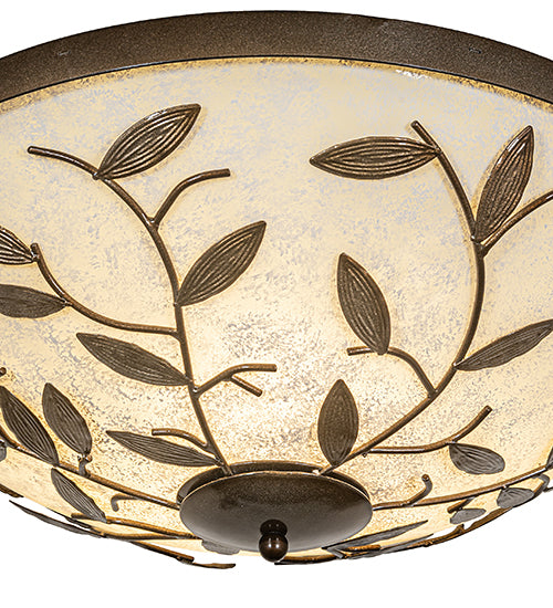 24" Wide Branches Flushmount