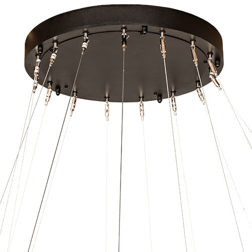 Anillo Cascading Chandelier – 60" Wide, 5 Halos