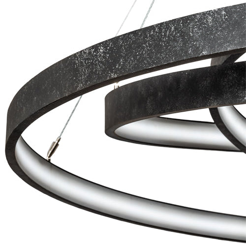 60" Wide Anillo 4 Ring Cascading Pendant