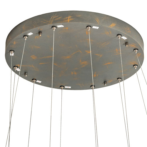 48" Wide Anillo 4 Ring Cascading Pendant by Meyda Lighting