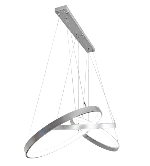 72" Long Anillo 3 Ring Cascading Pendant by Meyda Lighting