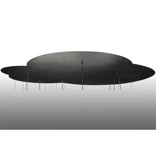 84" Wide Anillo Bola 4 Ring LED Cascading Pendant by Meyda Lighting