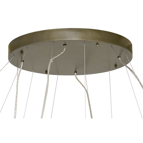 60" Wide Anillo 4 Ring Cascading Chandelier by Meyda Lighting