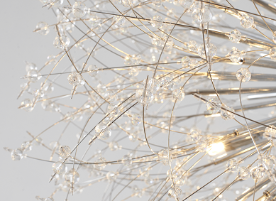 Clear Crystal Firework Chandelier