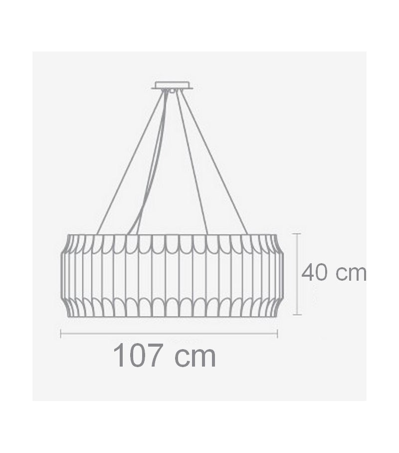 Galliano Round Chandelier by DelighFull