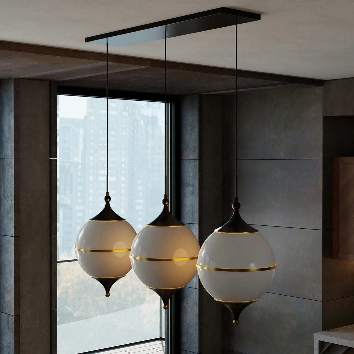 Benedict Chandelier by Harp&Finial