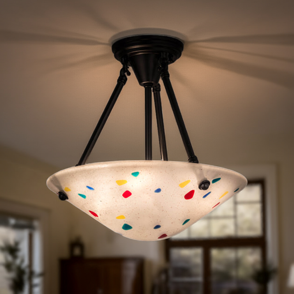 14"W Metro Fusion Davis Semi-Flushmount by Meyda Lighting