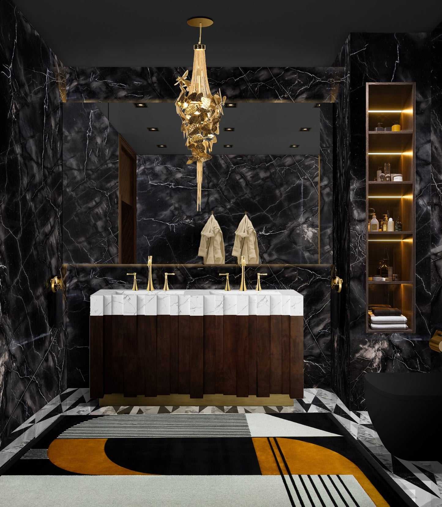 Nazca Vanity Cabinet - Wiggins ChandelierMaison ValentinaWiggins ChandelierVanity Cabinet