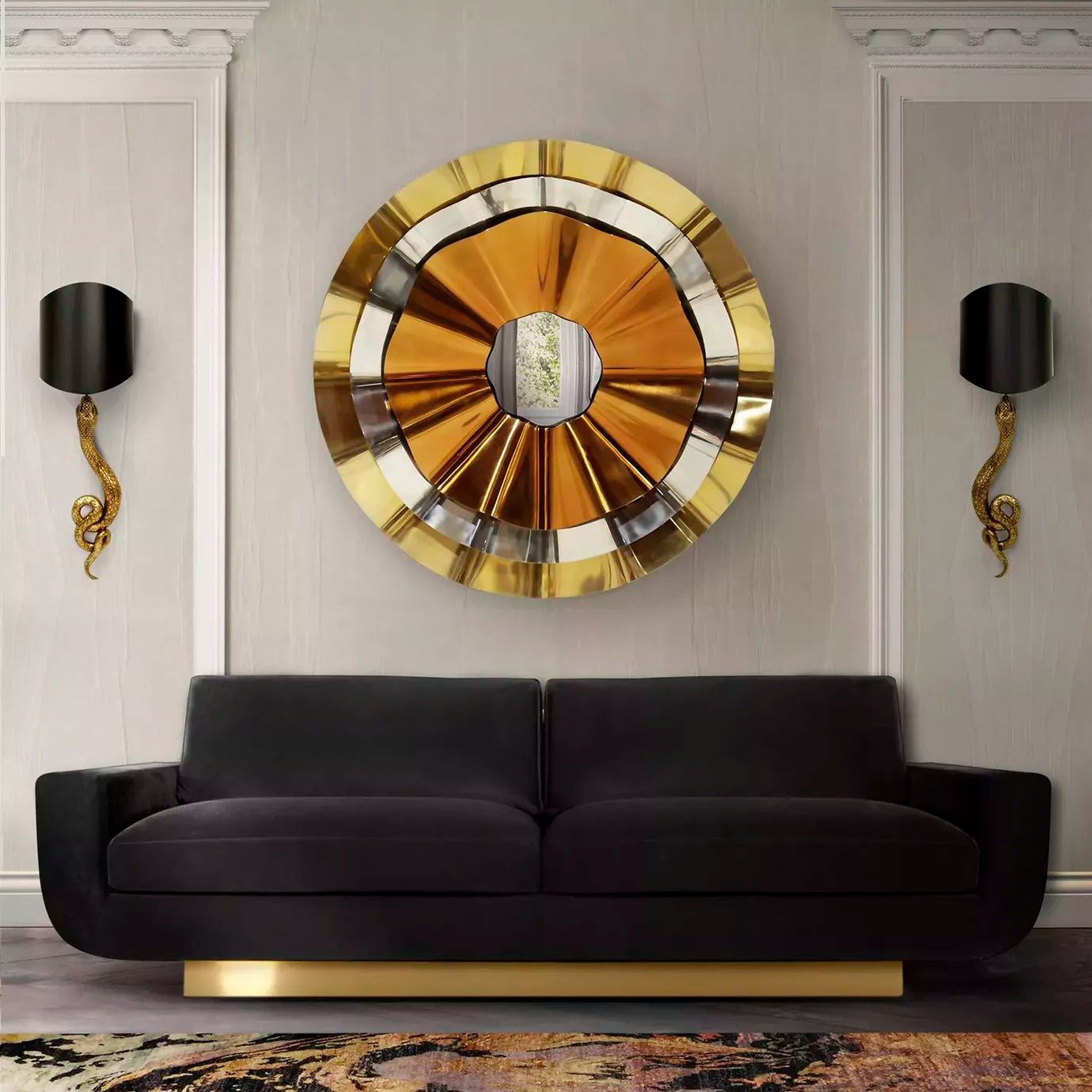 Serpentine Wall Sconce