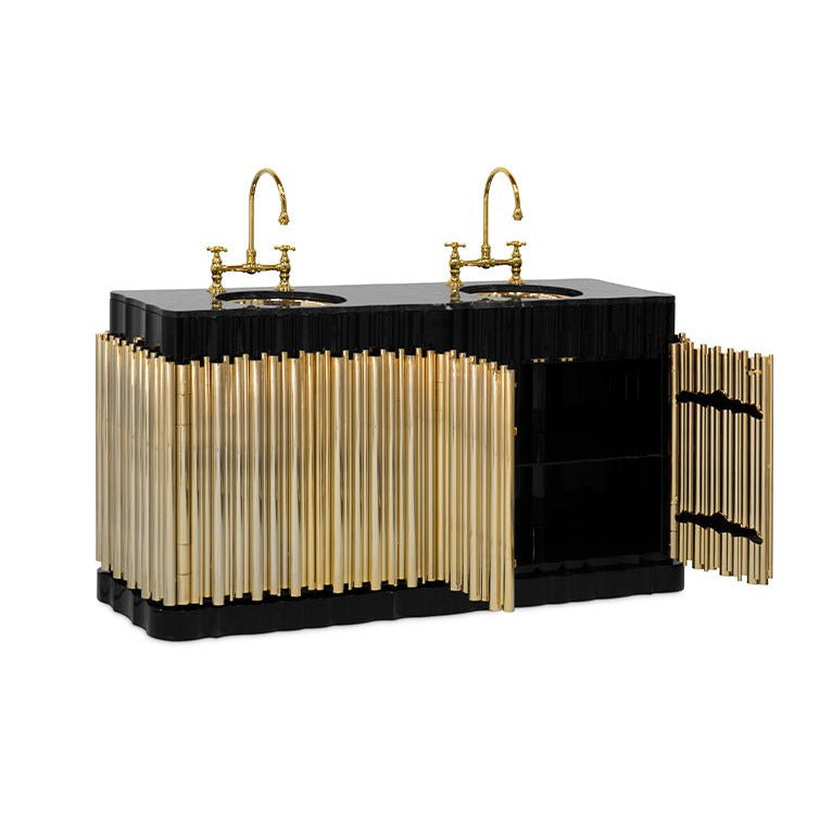 Symphony Bathroom Vanity – Double Sink - Wiggins ChandelierMaison ValentinaWiggins ChandelierVanity Cabinet