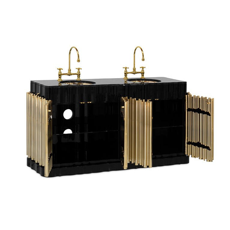 Symphony Bathroom Vanity – Double Sink - Wiggins ChandelierMaison ValentinaWiggins ChandelierVanity Cabinet
