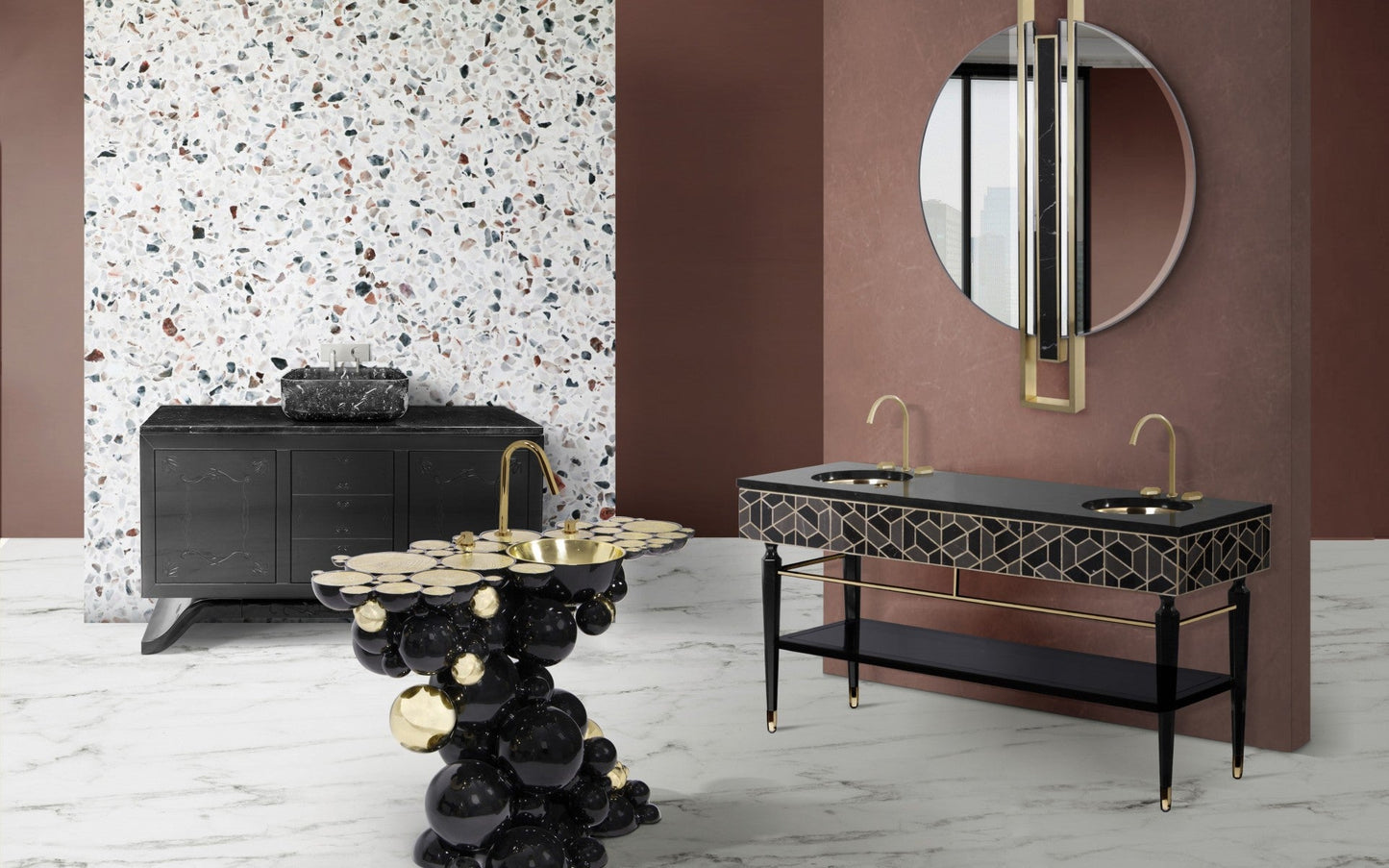 Tortoise Vanity Cabinet - Wiggins ChandelierMaison ValentinaWiggins ChandelierVanity Cabinet