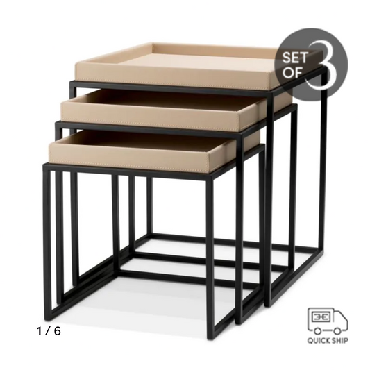 Side Table Léonard set of 3