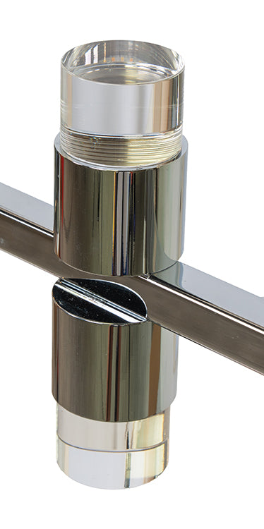 Metal & Glass LED Chandelier