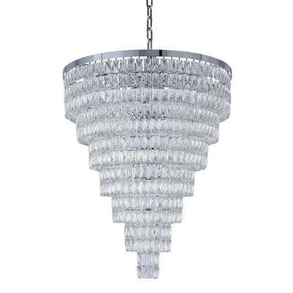 Seven-Tier Chandelier with Crystals