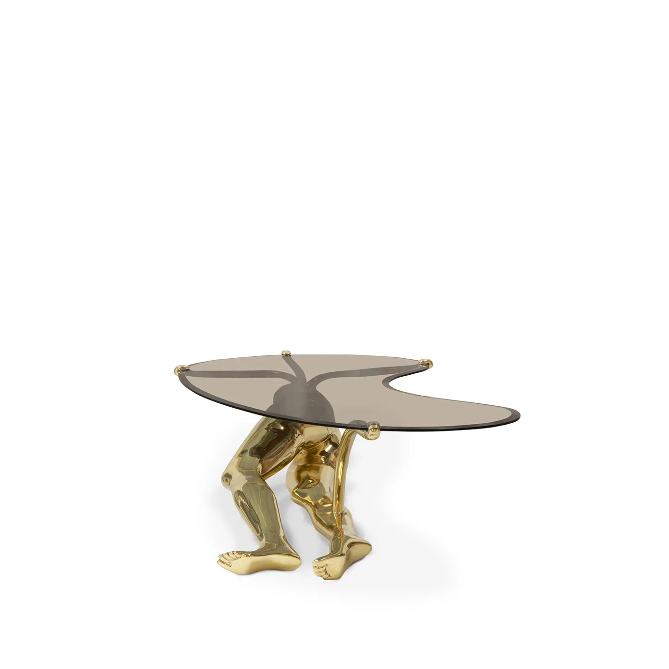 Tabu Polished Brass Coffee Table