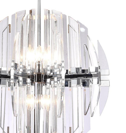Chrome Orb Chandelier