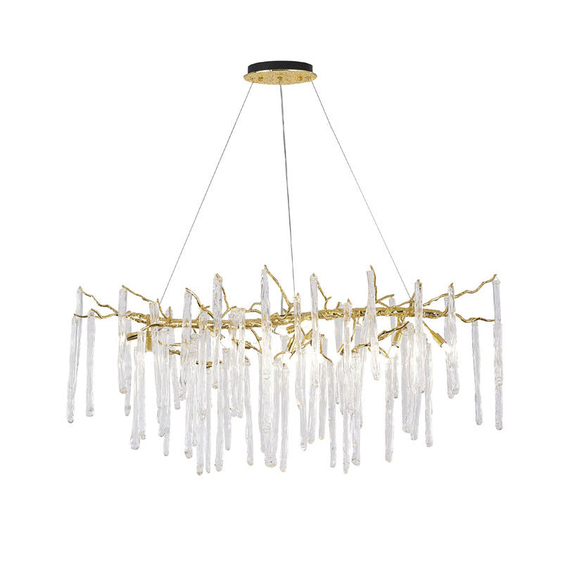 Solid Brass Adjustable Aluminum Chandelier