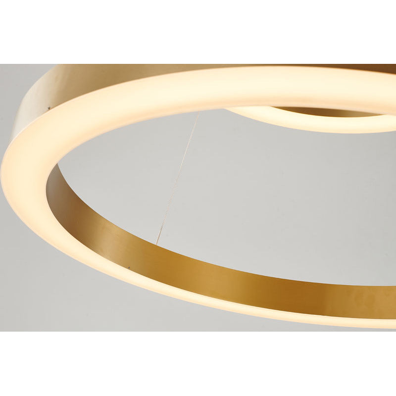 Double Halo LED Chandelier