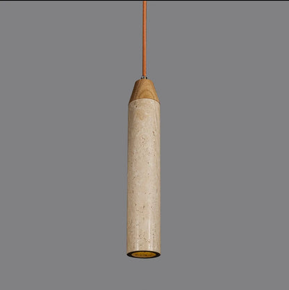 Natural Travertine Pendant Light