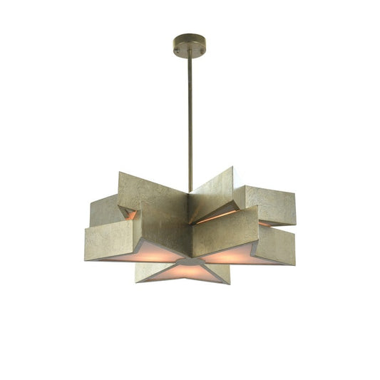 Leaf Star Ceiling Light with White Acrylic Diffuser