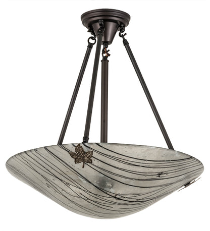 Branches Fused Glass Ceiling Fixture | 24" High by Meyda Lighting