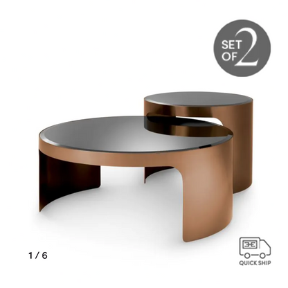 Coffee Table Piemonte set of 2
