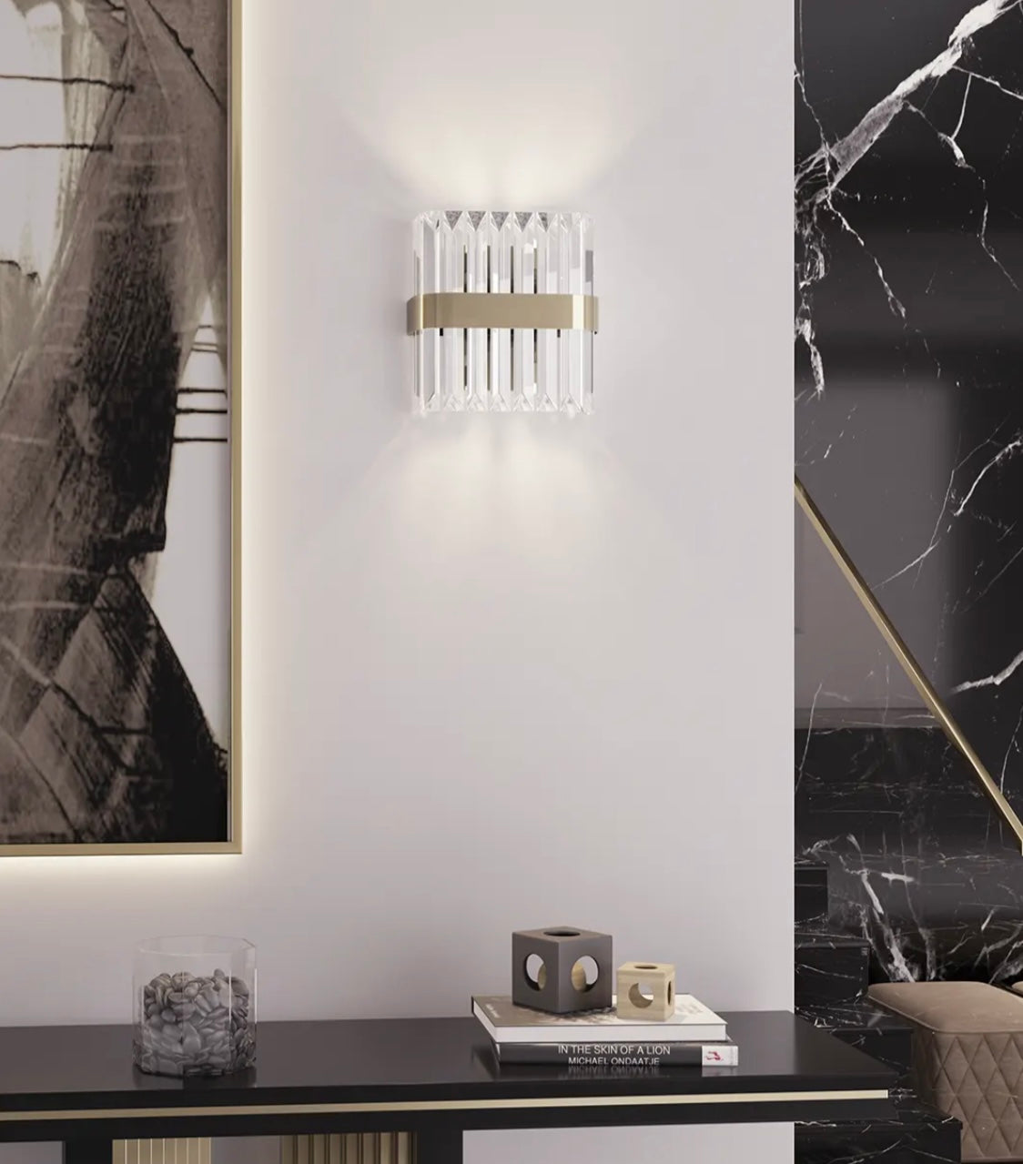 Liberty Slim Square Wall Lamp by Luxxu
