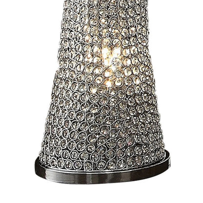 Silver Subtle Curve Floor Lamp