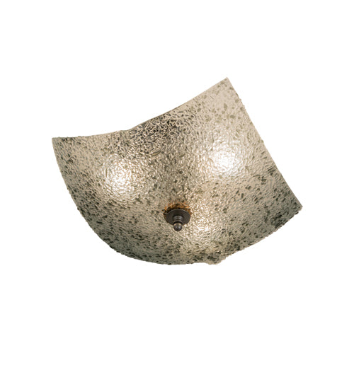 Peacock Fused Glass V Sconce | Iridescent Bas Relief Design by Meyda Lighting