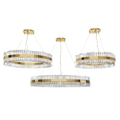 Liberty Slim Suspension Lamp by Luxxu - Front view