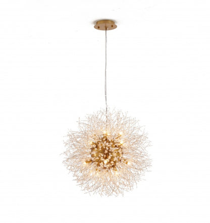 Clear Crystal Firework Chandelier