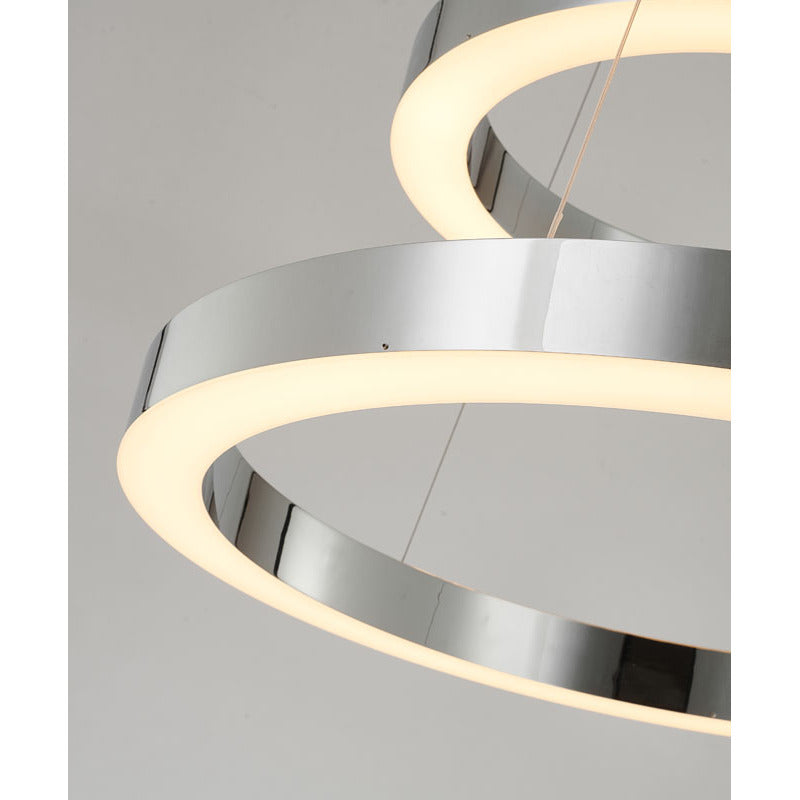 Double Halo LED Chandelier