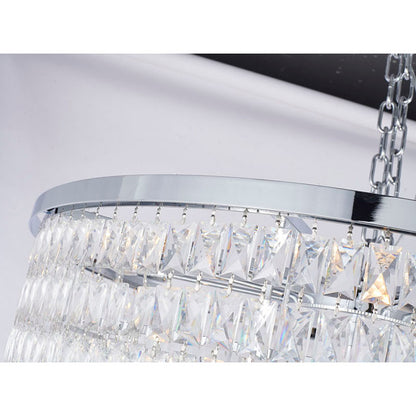 Seven-Tier Chandelier with Crystals