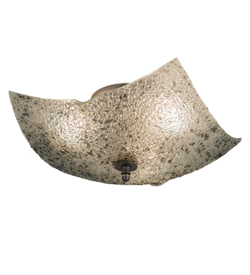 Peacock Fused Glass V Sconce | Iridescent Bas Relief Design by Meyda Lighting