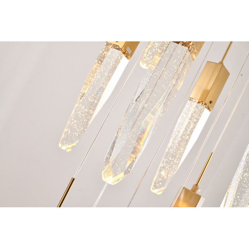 Black Gun Metal Frame Chandelier