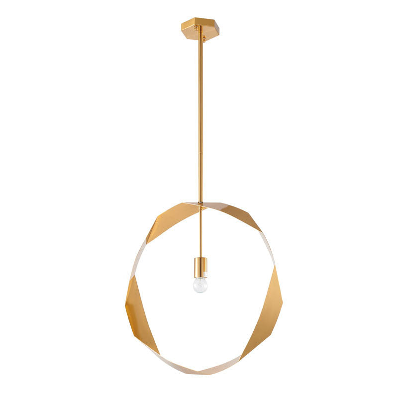 Twisted Ring Pendant Light