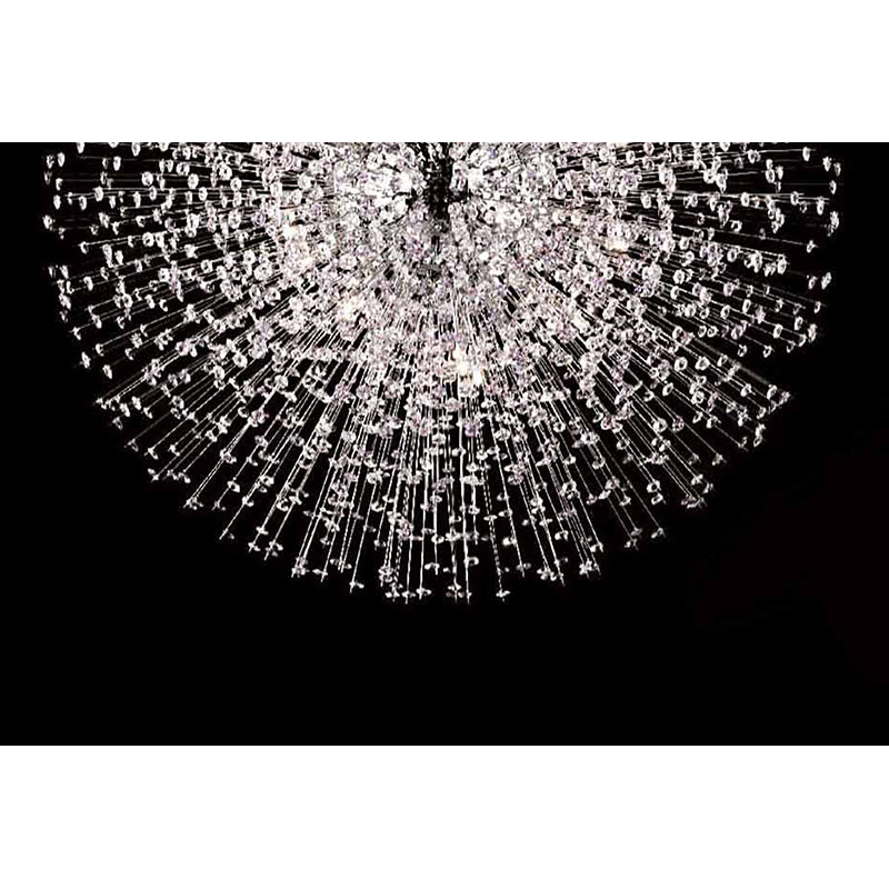 Sputnik Chandelier With Crystal Beaded