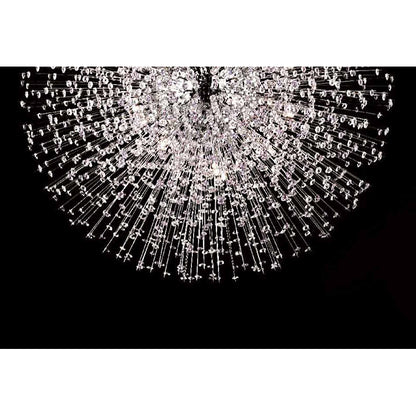 Sputnik Chandelier With Crystal Beaded