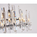 2 Tier Gold/Chrome Chandelier