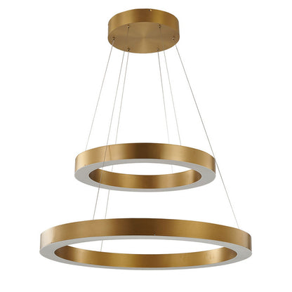 Double Halo LED Chandelier